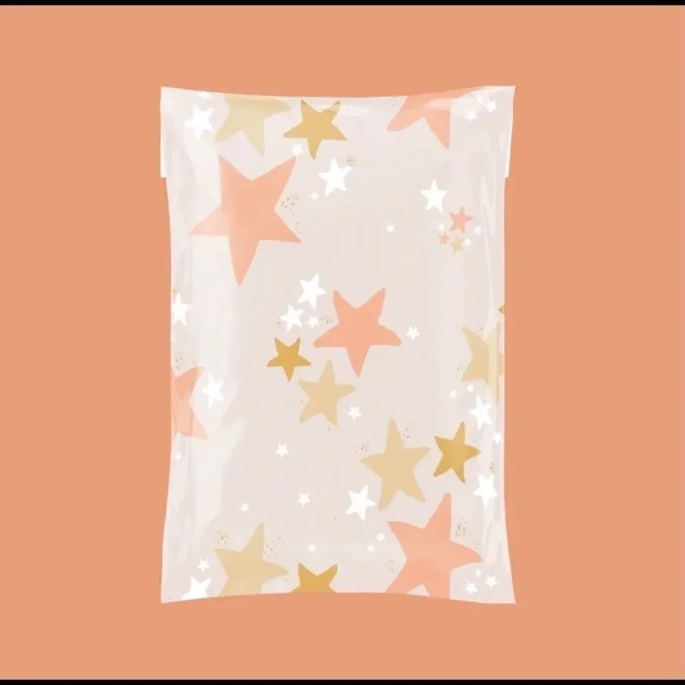 Poly Mailers MIX 6x9 10x13 12.5x14 14.5x19  25 pieces 1 washi tape 25 stickers